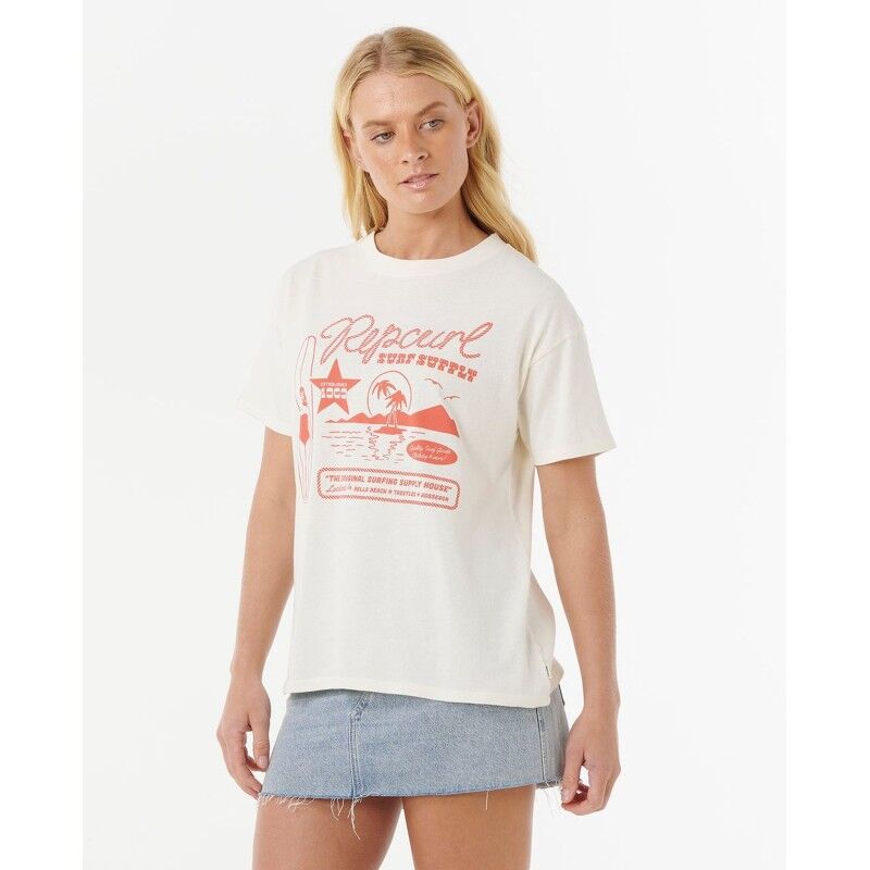 Rip Curl Surf Supply Relaxed Tee - T-shirt damski | Hardloop