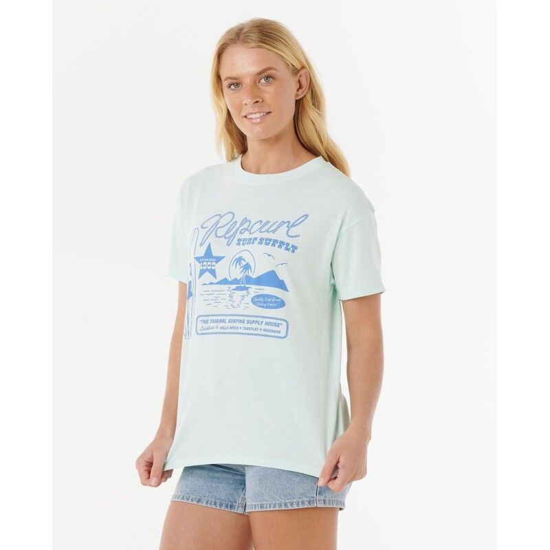 Rip Curl Surf Supply Relaxed Tee - T-shirt mulher | Hardloop