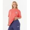 Rip Curl Luxe Surf Heritage Tee - T-shirt - Damer | Hardloop