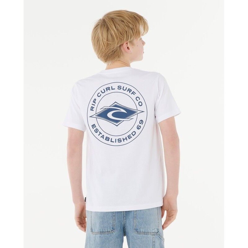 Rip Curl Stapler Tee - T-shirt - Kinderen | Hardloop