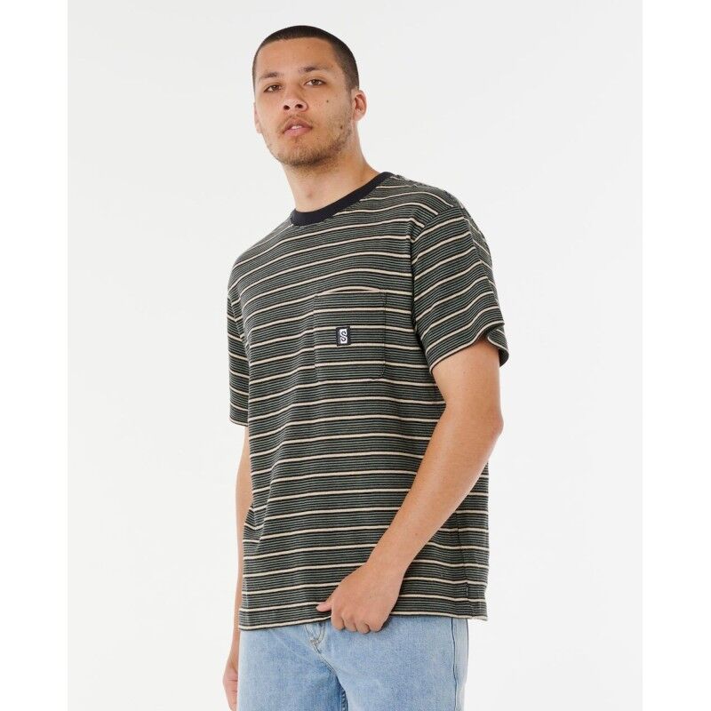 Rip Curl Search Stripe Tee - T-paita - Miehet | Hardloop