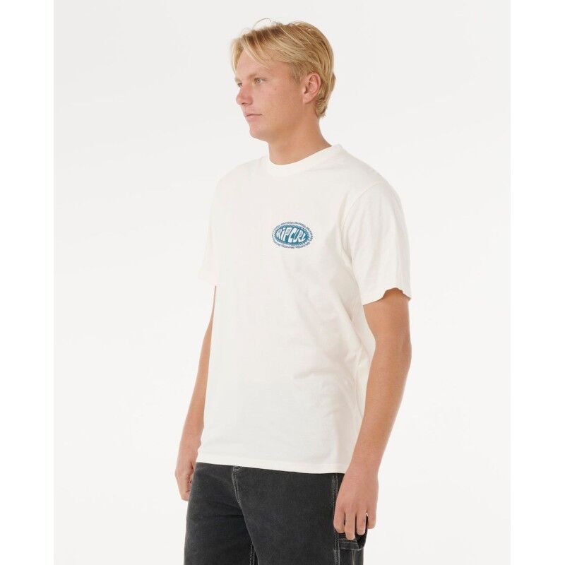 Rip Curl Raw Energy De Oval Tee - T-shirt - Heren | Hardloop
