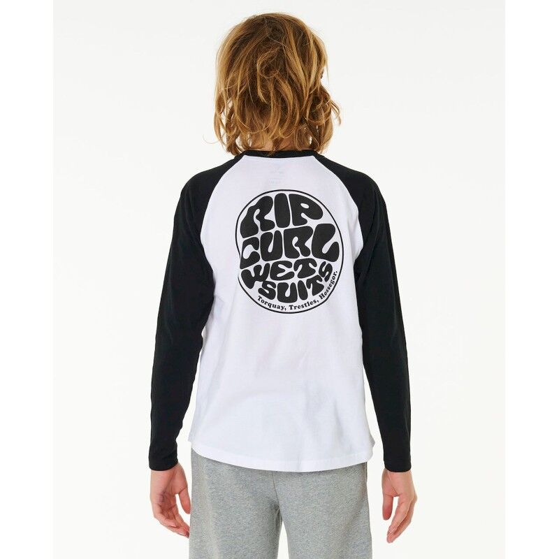 Rip Curl Wettie Icon Ls Tee - T-Shirt - Kind | Hardloop