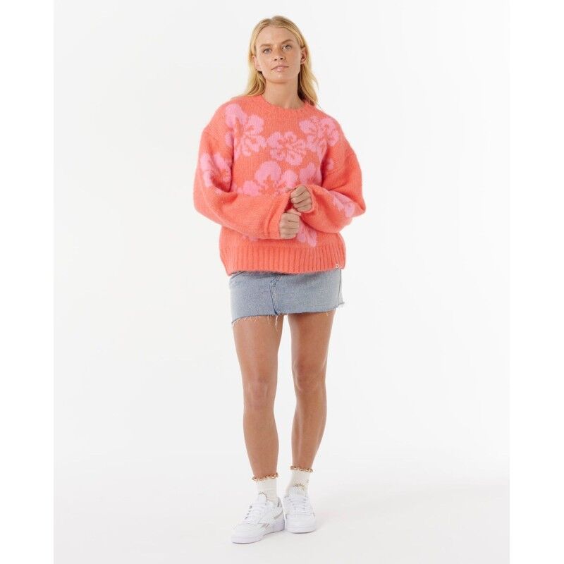 Rip Curl Hibiscus Heat Jacquard Crew - Trui - Dames | Hardloop