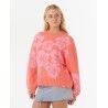 Rip Curl Hibiscus Heat Jacquard Crew - Överdragströjor - Dam | Hardloop