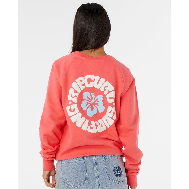 Rip Curl Luxe Surf Raglan Relaxed Crew - Trui - Dames | Hardloop