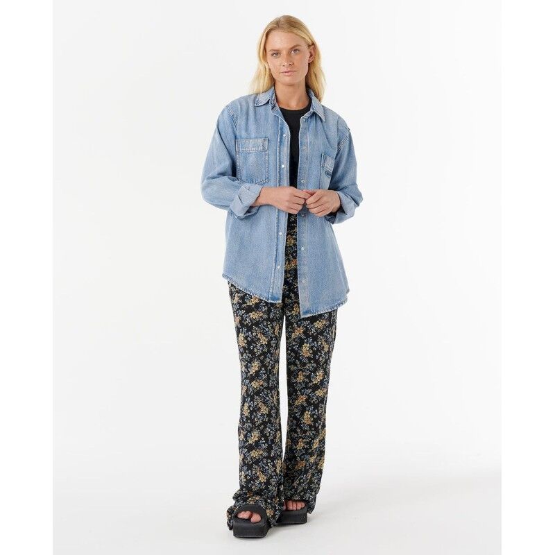 Rip Curl Pacific Rider Denim Shirt - Overhemd - Dames | Hardloop