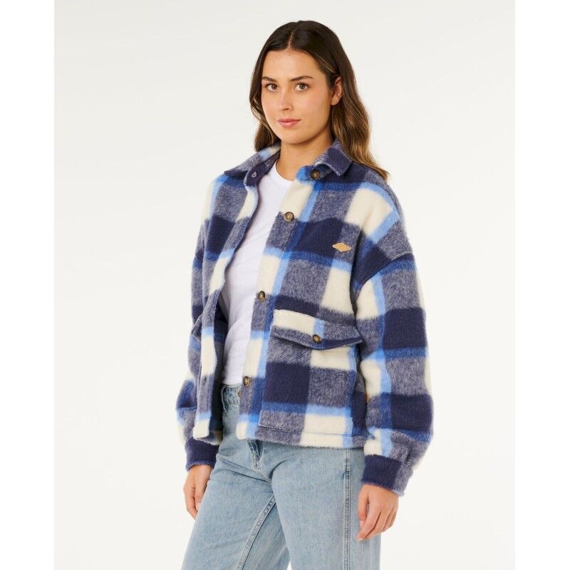 Rip Curl Cala Nights Check Jacket - Polaire femme | Hardloop