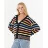 Rip Curl Pacific Rider Stripe Cardi - Cardigan - Donna | Hardloop