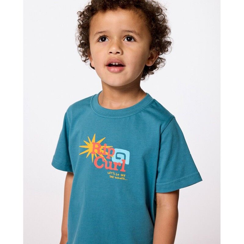 Rip Curl Let.S See The Waves Tee - T-shirt dzieci | Hardloop
