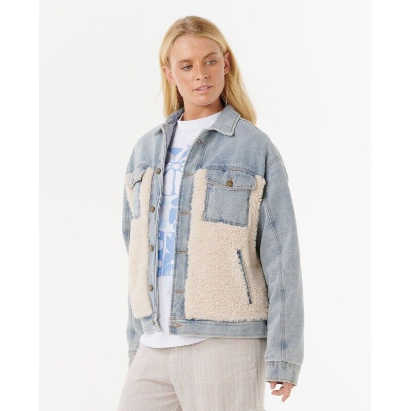 Rip Curl Cruisin. Sherpa Denim Jacket - Chaqueta - Mujer | Hardloop