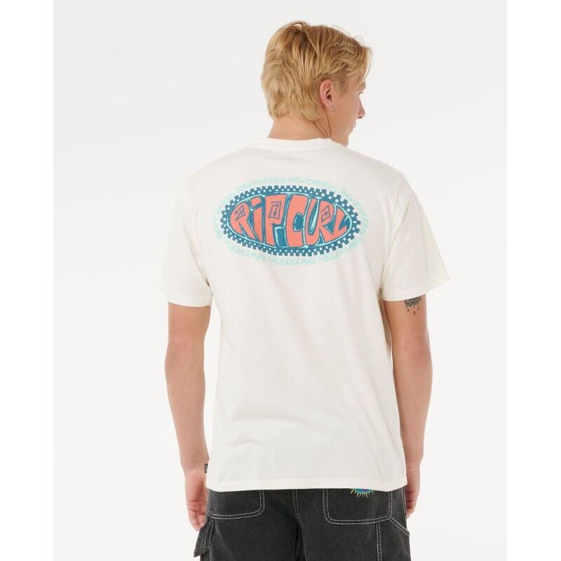 Rip Curl Raw Energy De Oval Tee - T-shirt - Herr | Hardloop