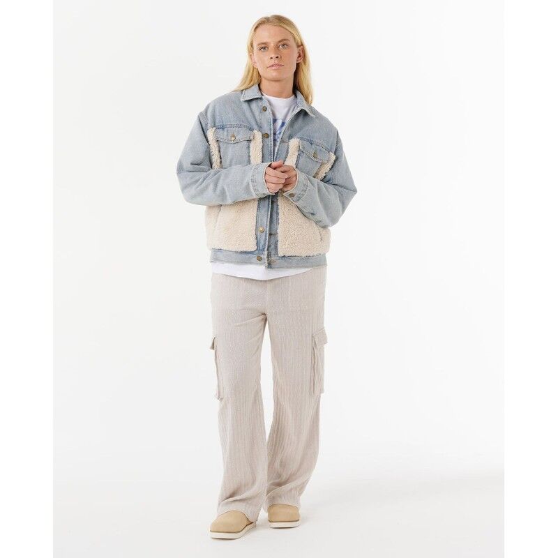 Rip Curl Cruisin. Sherpa Denim Jacket - Jas - Dames | Hardloop