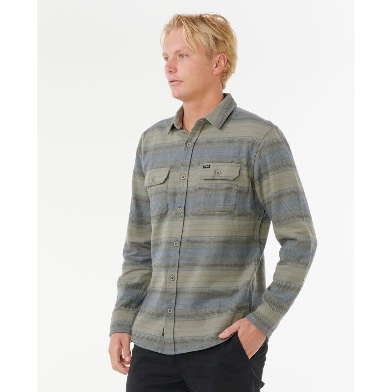 Rip Curl Line Up Flannel Shirt - Paita - Miehet | Hardloop