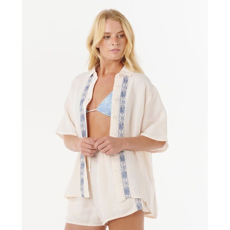 Rip Curl Oceanic Embroidered Shirt - Camisa - Mujer | Hardloop