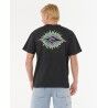 Rip Curl Raw Burst Tee - T-shirt - Herrer | Hardloop