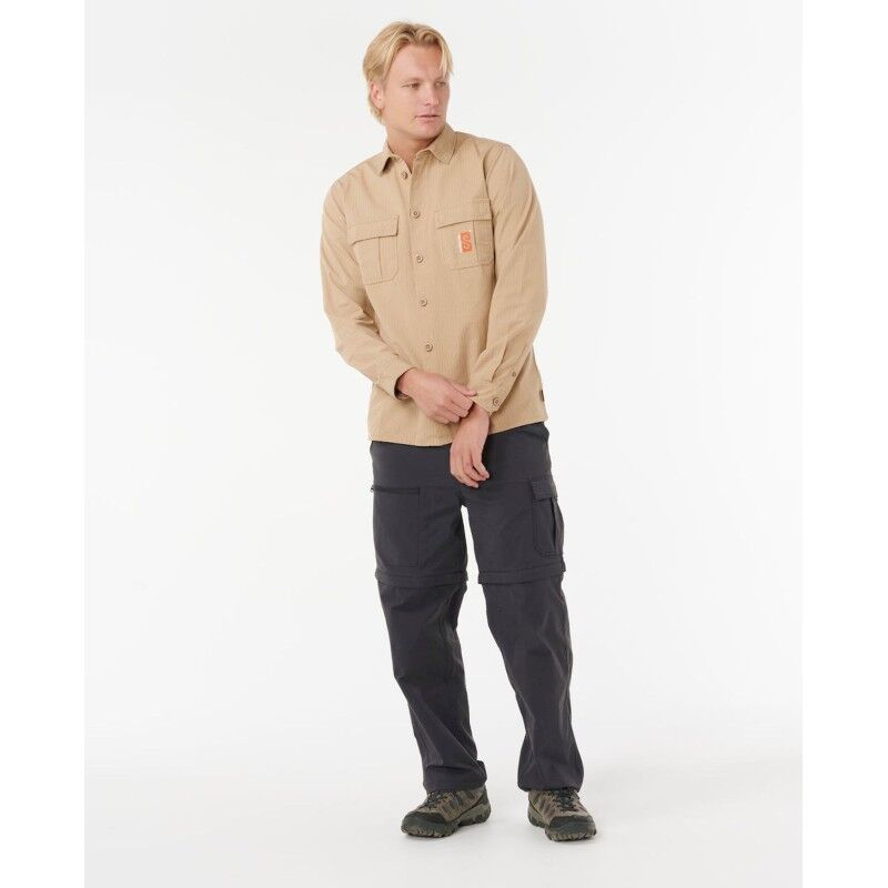 Rip Curl Search Destroy L/S Shirt - Overhemd - Heren | Hardloop