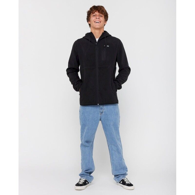 Rip Curl Departed Polar Fleece Zip Thru - Fleecetröjor - Herr | Hardloop