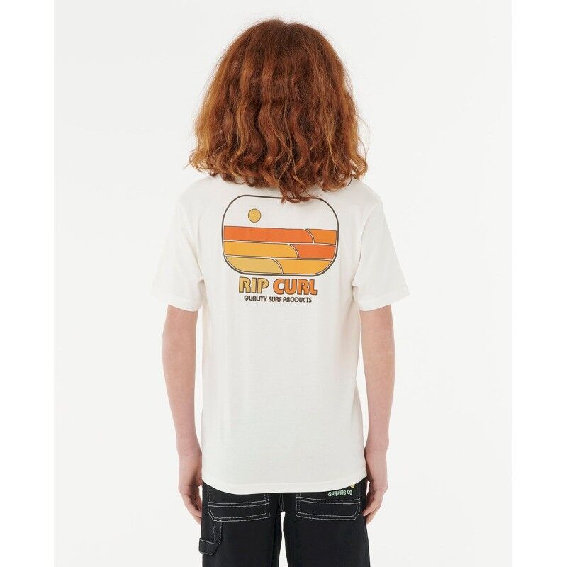 Rip Curl Surf Revival Lined Up Tee - T-shirt - Kinderen | Hardloop