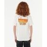 Rip Curl Surf Revival Lined Up Tee - T-shirt - Kinderen | Hardloop