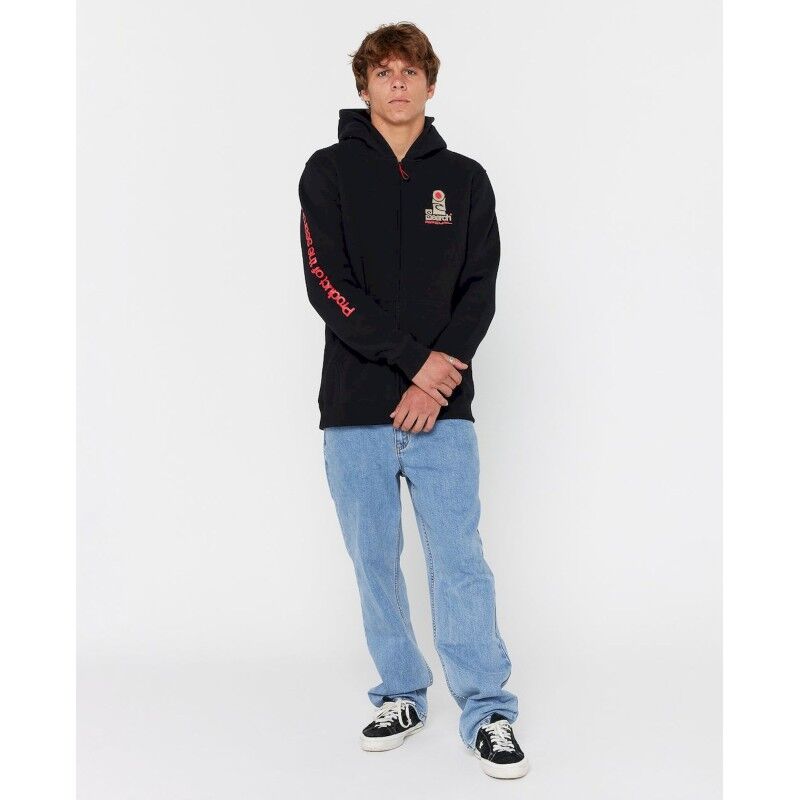 Rip Curl Search Zip Thru Hood - Hoodie - Herrer | Hardloop