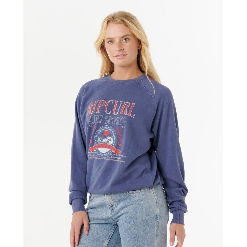 Rip Curl Surf Dept. Relaxed Raglan Crew - Dámská mikina | Hardloop