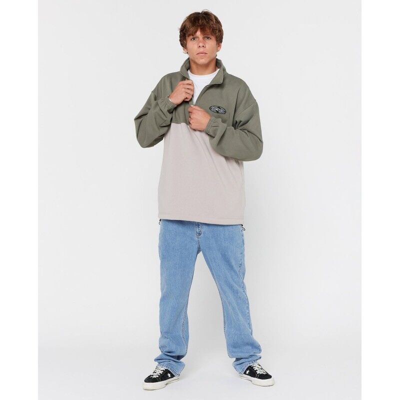 Rip Curl Heritage Oval 1/4 Zip Crew - Jerséis - Hombre | Hardloop