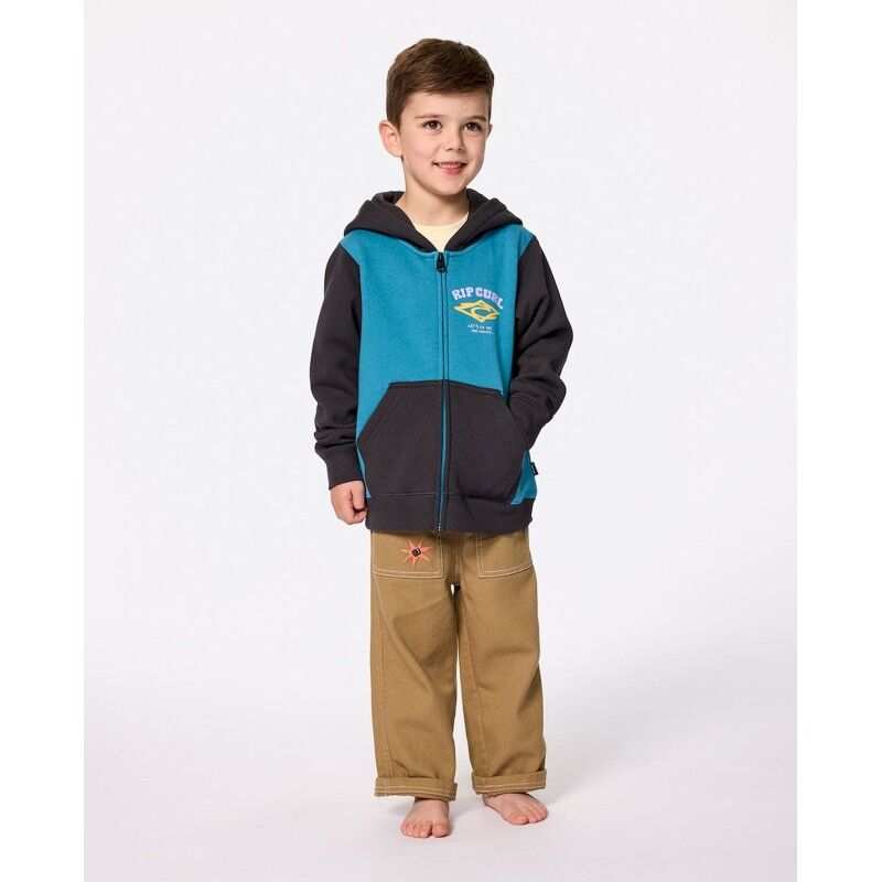 Rip Curl Wave Dayz Z/T Fleece - Hoodie - Kid's | Hardloop