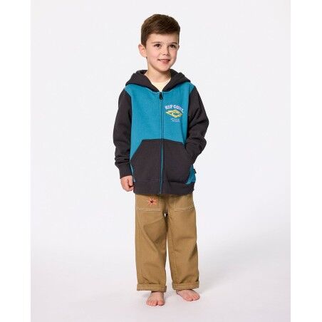 Rip Curl Wave Dayz Z/T Fleece - Hoodie - Kid's | Hardloop