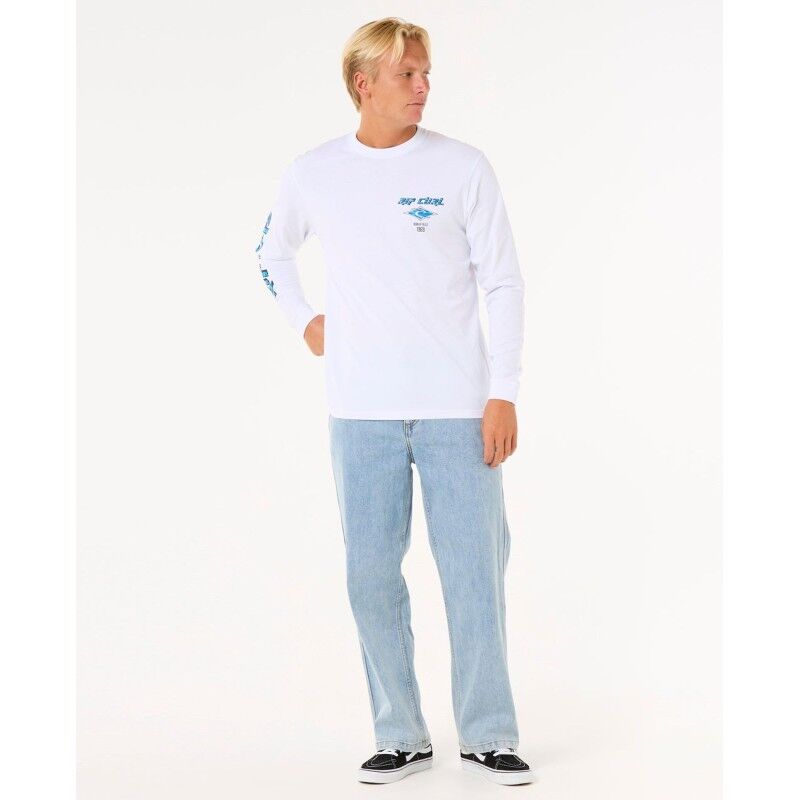 Rip Curl Fade Out Icon L/S Tee - Camiseta - Hombre | Hardloop