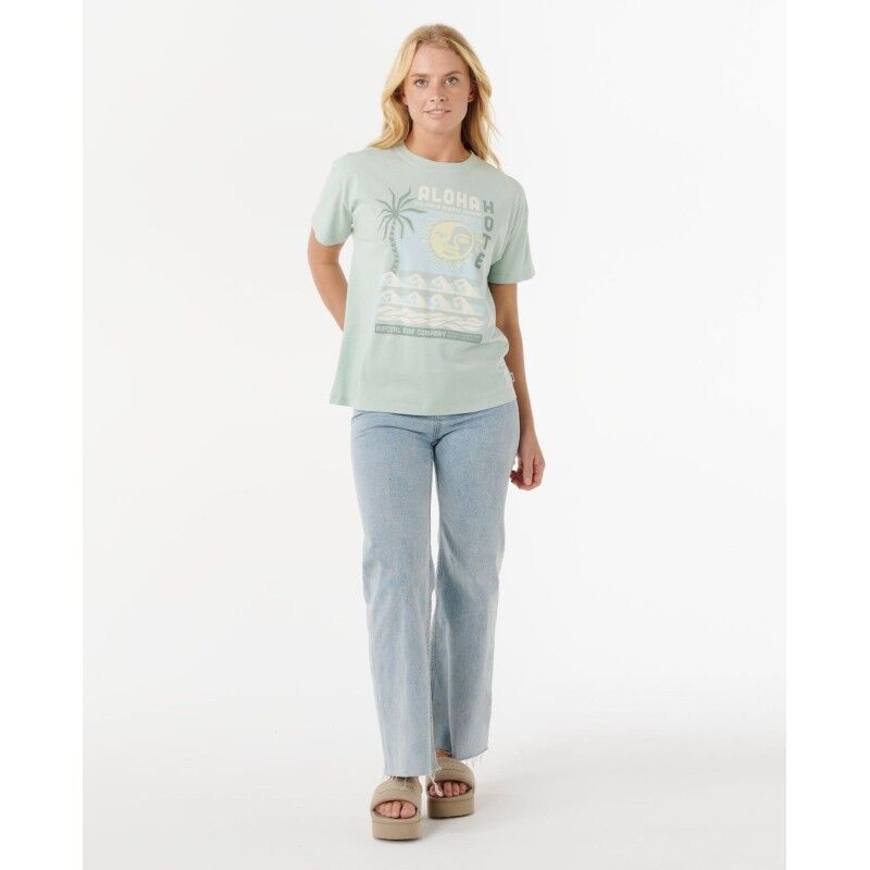 Rip Curl Aloha Hotel Relaxed Tee - T-shirt - Dames | Hardloop