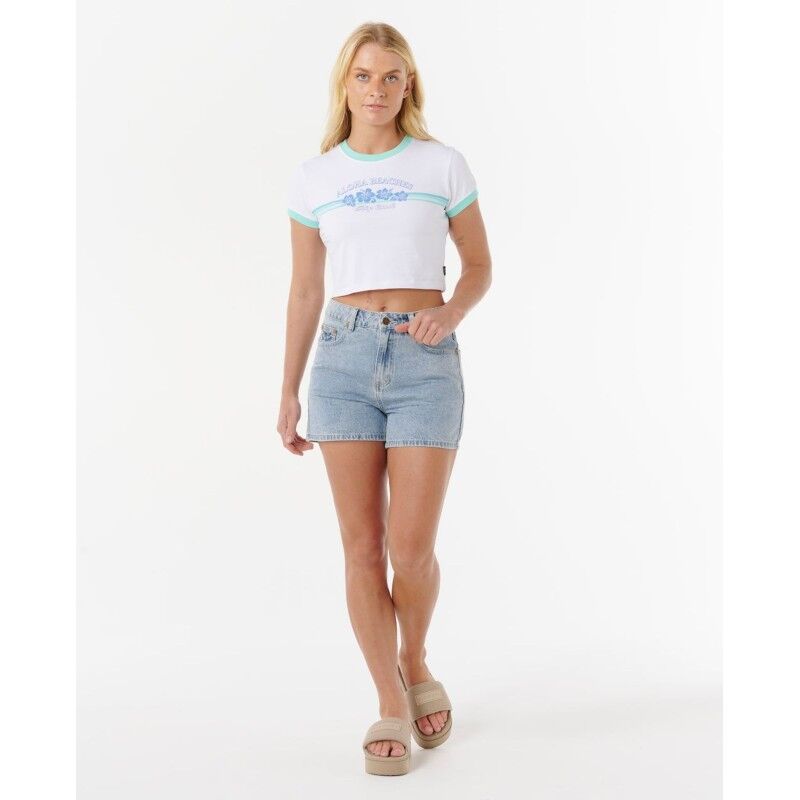 Rip Curl Keepsakes Baby Tee - T-shirt - Dam | Hardloop