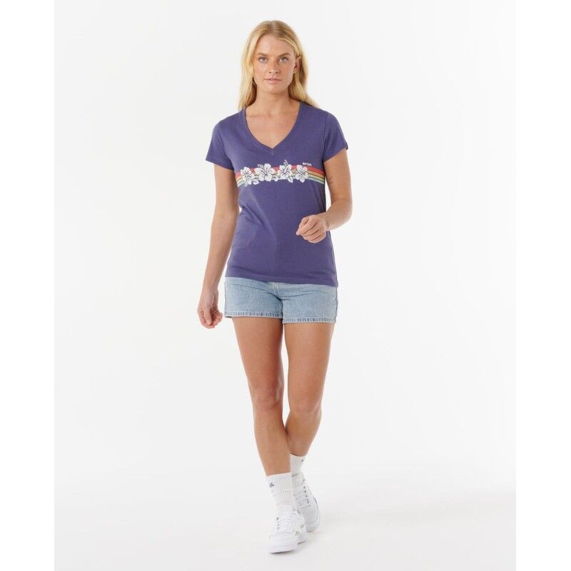 Rip Curl Keepsakes V-Neck Tee - T-shirt - Damer | Hardloop