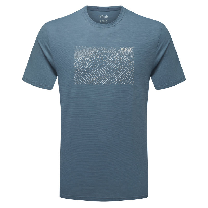 Syncrino Ridge Tee - Camiseta de lã merino homem