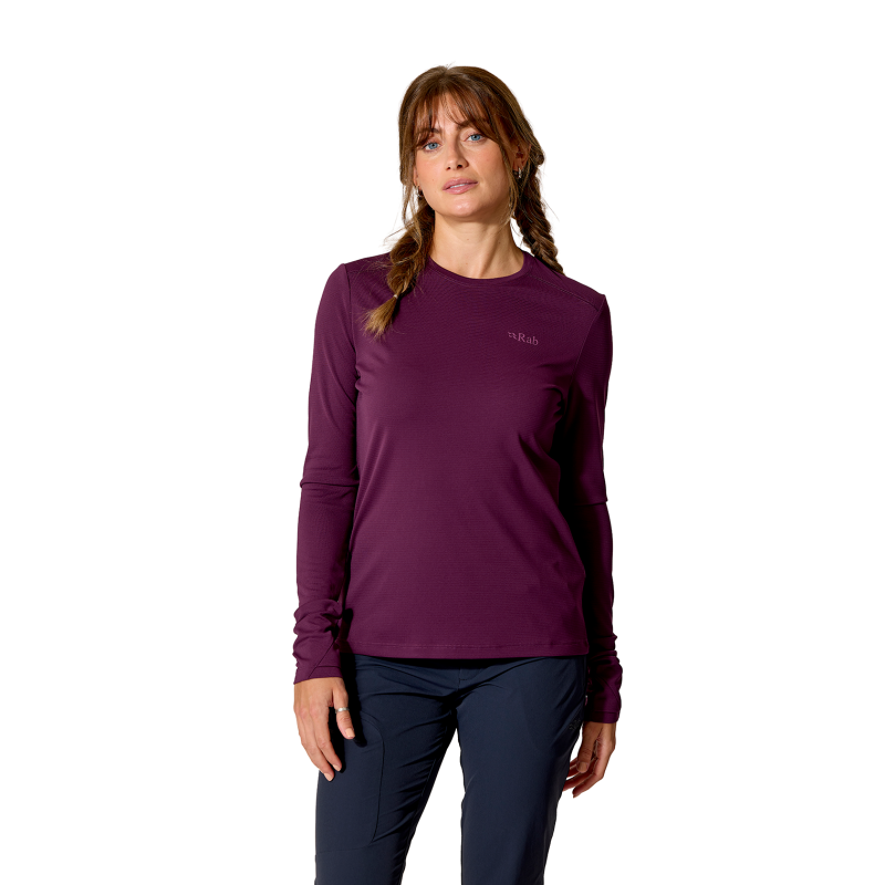Rab Force LS Tee - UV Shirts - Dam | Hardloop