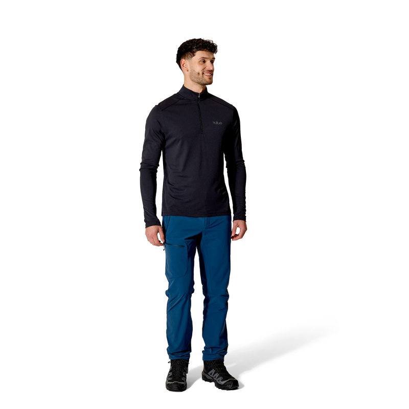 Rab Force LS Zip - Camiseta Anti-UV - Hombre | Hardloop