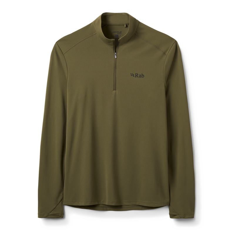 Force LS Zip - Camiseta Anti-UV - Hombre