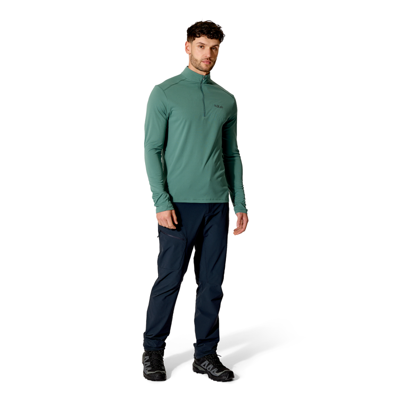 Rab Force LS Zip - UV Protection T-shirt - Men's | Hardloop