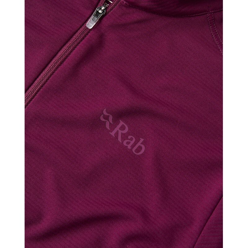 Rab Force LS Zip - Maglietta Anti-UV - Donna | Hardloop