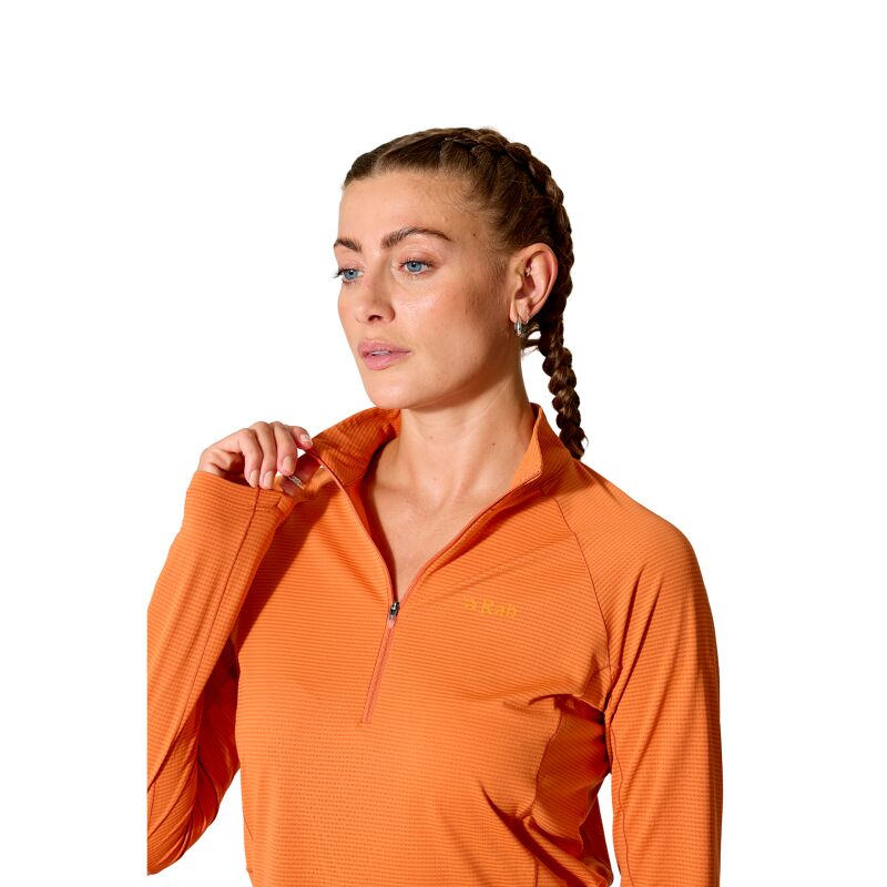 Rab Sonic LS Zip - Syntetisk undertøj - Damer | Hardloop