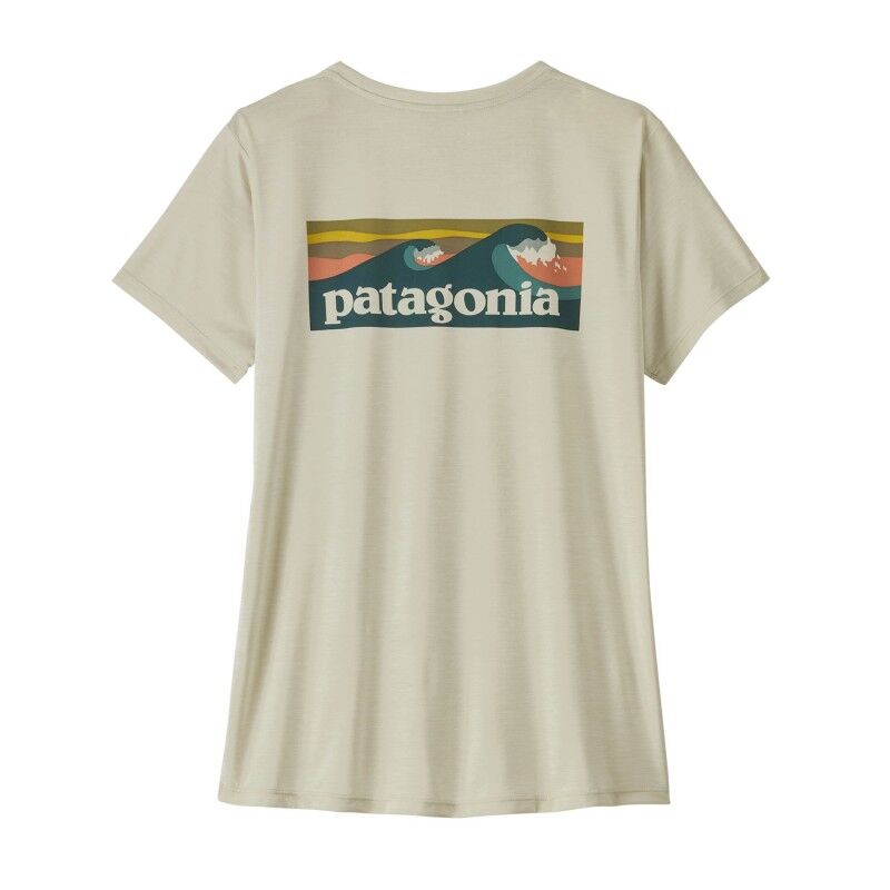 Patagonia W's Cap Cool Daily Shirt - Boardshort Logo - T-Shirt - Damen | Hardloop