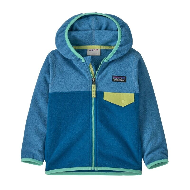 patagonia　キッズ　スノーウエア　Baby 3T　青紺柄 Patagonia - Baby Micro D Snap-T Jkt - Fleece jacket - Kids