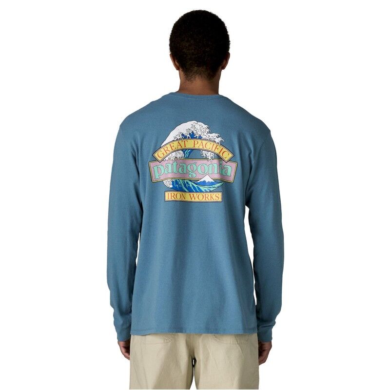 Patagonia M's L/S Great Waves Responsibili-Tee - T-shirt homem | Hardloop