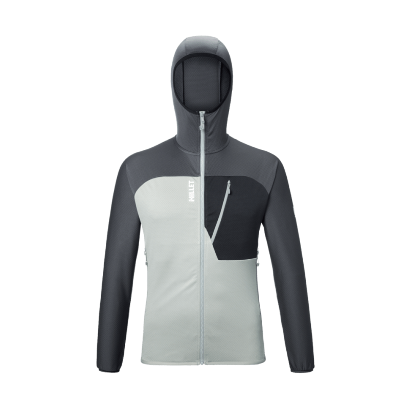 Millet K Lightgrid Polaire Homme – Demi-Zip Polartec Mini Grid Recyclé Respirant Chaleur Légère – Idéal Randonnée Montagne Quotidien