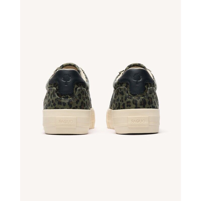 Faguo Walnut Platform Tennis Woven - Dámské Městská boty | Hardloop