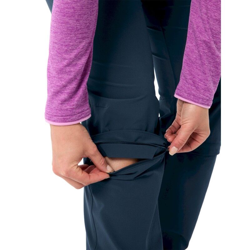 Vaude Women's Farley Stretch ZO Capri Pants - Byxa - Dam | Hardloop