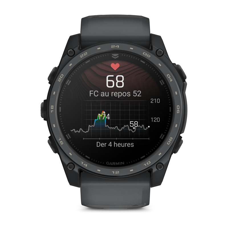 Garmin tactix 8 AMOLED - Cerakote - Montre GPS | Hardloop