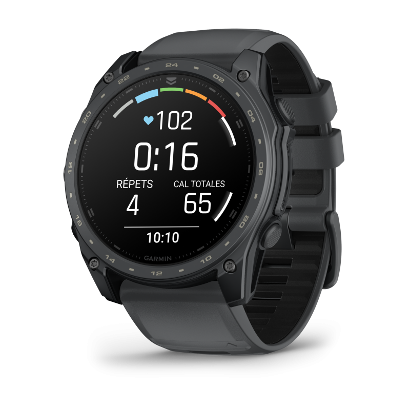 Garmin tactix 8 AMOLED - Cerakote - Montre GPS | Hardloop