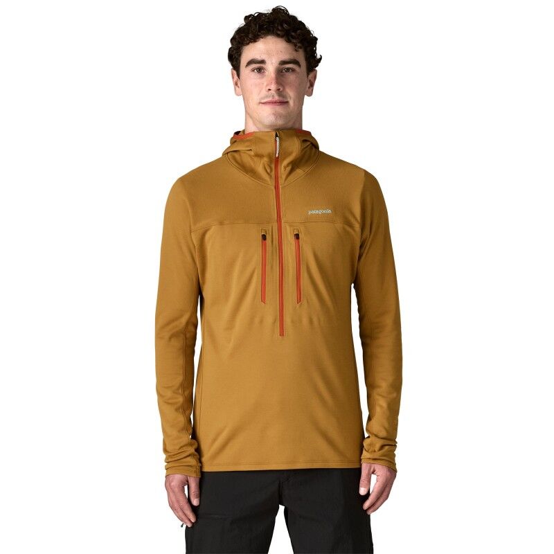 Patagonia M's R1 Ultralight Hoody - Polaire homme | Hardloop