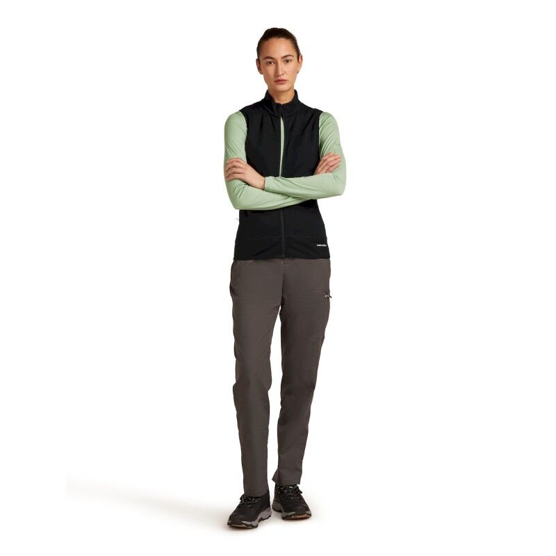 icebreaker Merinos 300 RealFleece Descender Vest - Fleecevest - Dames | Hardloop